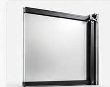 Frosted glazing sample