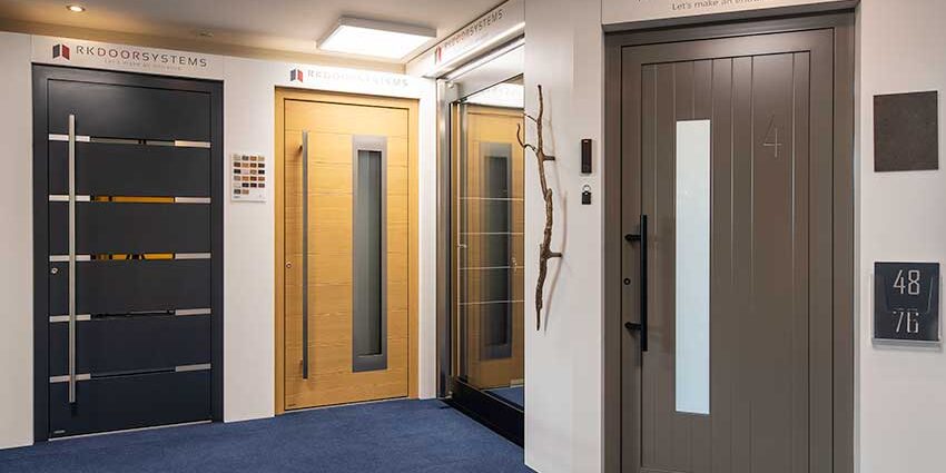 RK Door Systems Cornwall showroom
