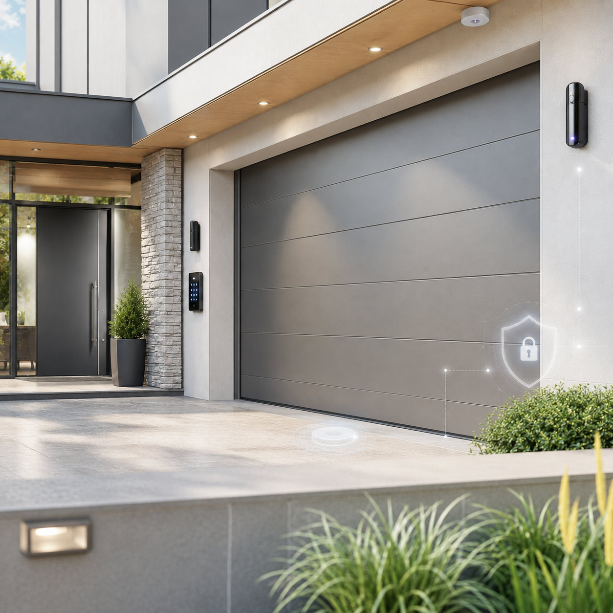 Premium entrance door security hardware